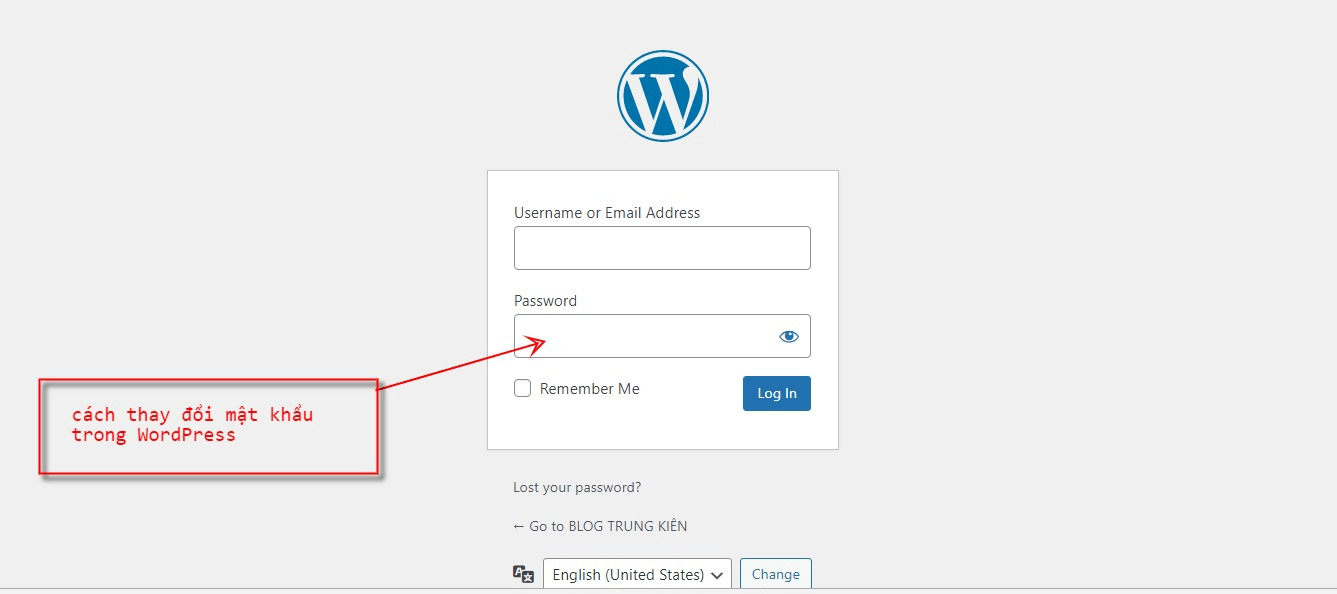 Các cách thay đổi mật khẩu trong WordPress 